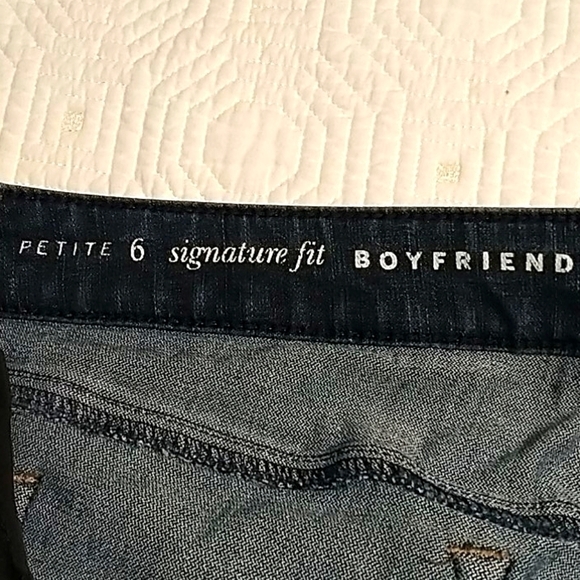 W62 Boyfriend Capris Jeans. Sz P6. - Picture 4 of 11